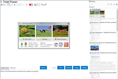 Total Power - Flamory bookmarks and screenshots