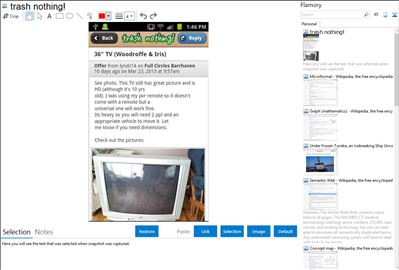 trash nothing! - Flamory bookmarks and screenshots