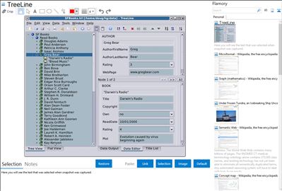 TreeLine - Flamory bookmarks and screenshots
