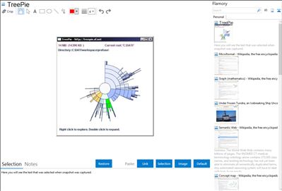 TreePie - Flamory bookmarks and screenshots