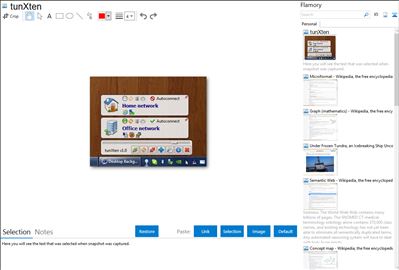tunXten - Flamory bookmarks and screenshots