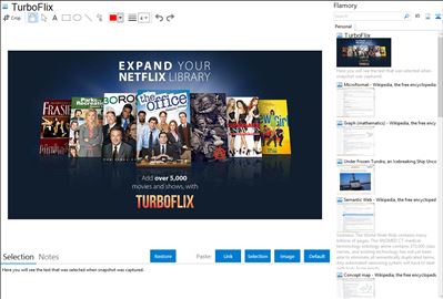TurboFlix - Flamory bookmarks and screenshots