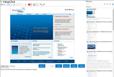 ValueClick - Flamory bookmarks and screenshots