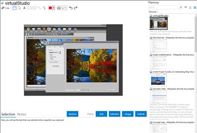 virtualStudio - Flamory bookmarks and screenshots