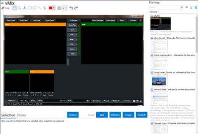 vMix - Flamory bookmarks and screenshots