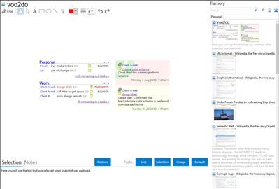 voo2do - Flamory bookmarks and screenshots