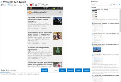 Western MA News - Flamory bookmarks and screenshots