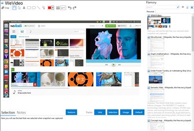 WeVideo - Flamory bookmarks and screenshots