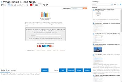 What Should I Read Next? - Flamory bookmarks and screenshots