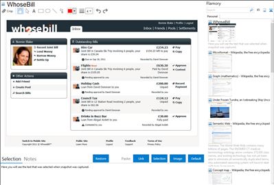 WhoseBill - Flamory bookmarks and screenshots
