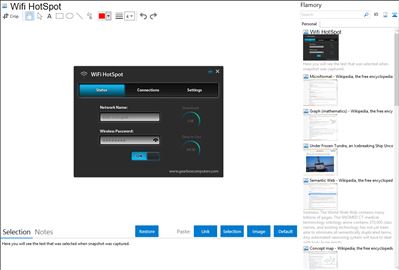 Wifi HotSpot - Flamory bookmarks and screenshots