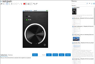 WiFi2HiFi - Flamory bookmarks and screenshots