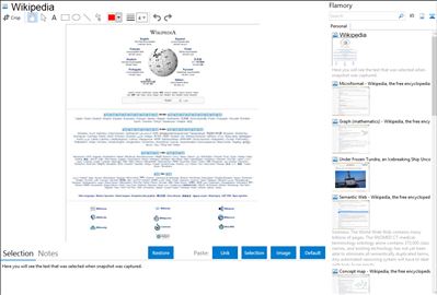 Wikipedia - Flamory bookmarks and screenshots