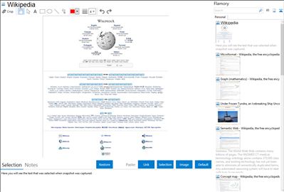 Wikipedia - Flamory bookmarks and screenshots