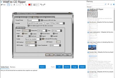 WildFire CD Ripper - Flamory bookmarks and screenshots