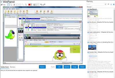 WinParrot - Flamory bookmarks and screenshots