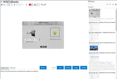 WINToBootic - Flamory bookmarks and screenshots