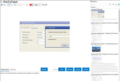 WinToFlash - Flamory bookmarks and screenshots