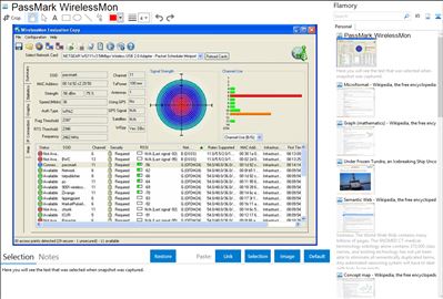 PassMark WirelessMon - Flamory bookmarks and screenshots