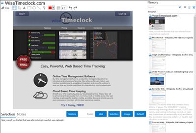 WiseTimeclock.com - Flamory bookmarks and screenshots