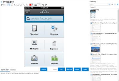 Workday - Flamory bookmarks and screenshots
